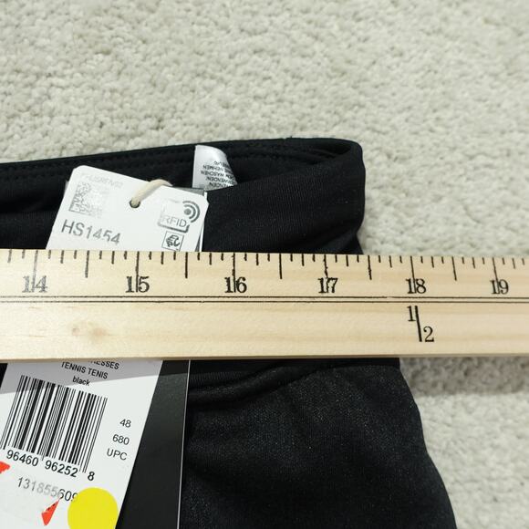 NWT Adidas Womens Club Tennis Skirt Mid-Rise Elastic Waist Stretch Black Size XL - Picture 3 of 9